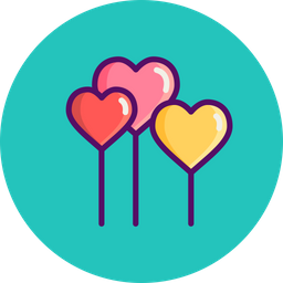 Love, Romantic, Valentine, Valentines, Day, Balloons, Heart Icon png