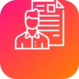 Man, Resume, Document, Employee, Shortlisted, Portfolio, Avatar Icon png