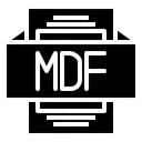 Mdf File Type Icon