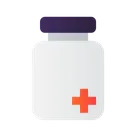 Medical Bottle Plus Icon