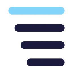 Menu bar Icon - Download in Colored Outline Style