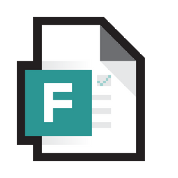 Microsoft forms Icon - Download in Colored Outline Style