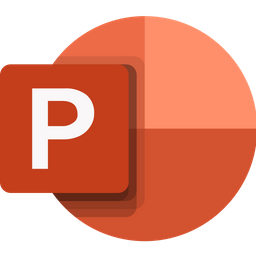 Free Microsoft powerpoint Flat Icon - Available in SVG, PNG, EPS, AI