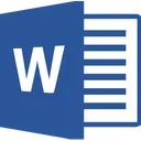 Microsoft Word Document File Icon