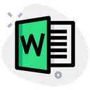 Microsoft Word Technology Logo Social Media Logo Icon