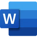 Microsoft Word Logo Technology Logo Icon