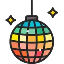 Mirror Ball Dj Disco Icon