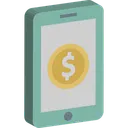 Banking Dollar Mobile Icon