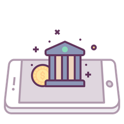 Mobile, Concept, Bank, Coin, Money, Income, Finance Icon png