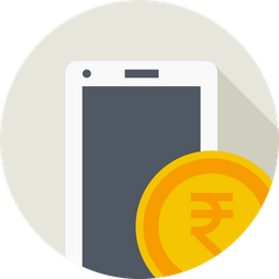 Mobile, Money, Currency, Coin, Indian, Rupee, Payment Icon png