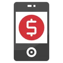 Mobile Shopping Money Icon