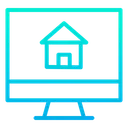 Online Selling Home Online Selling House Advertising Of Home Icon