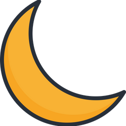 Free Moon Icon Of Colored Outline Style Available In Svg Png Eps Ai Icon Fonts