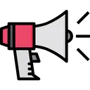 Movie Promotion Megaphone Bullhorn Icon