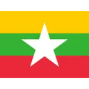 Myanmar Flag Country Icon