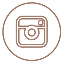 Instagram Neon Line Icon