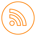 Rss Feed Neon Icon