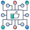 Network Connection Campaign Social Media Icon