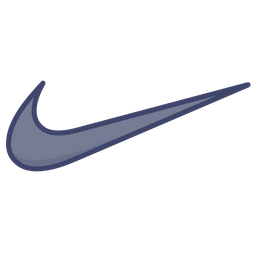 Nike Logo Icon of Colored Outline style - Available in SVG, PNG, EPS