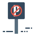 No Parking Sign Icon