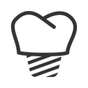 Odontology Implant Icon