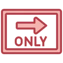 Oneway Icon