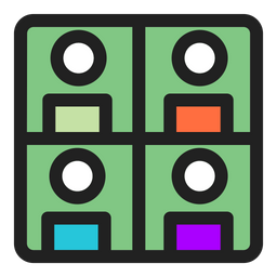 Online Meeting Icon Of Colored Outline Style Available In Svg Png Eps Ai Icon Fonts