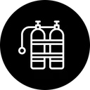 Oxygen Tanks Cylinder Icon