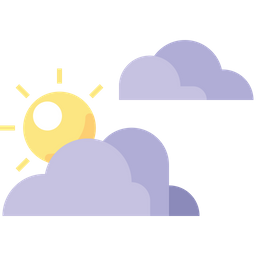 Free Partly Cloudy Icon Of Flat Style Available In Svg Png Eps Ai Icon Fonts