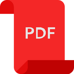 Pdf Icon - Download in Flat Style