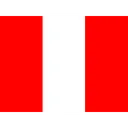 Peru Flag Country Icon