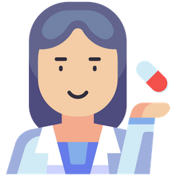 Pharmacist Icon - Download in Flat Style