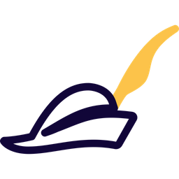 Pied Piper Hat Logo Icon