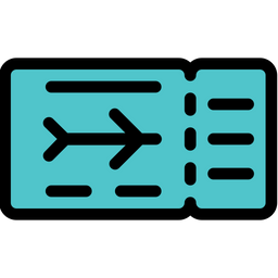Plane ticket Icon