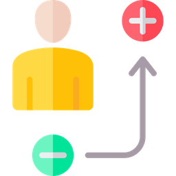 Positive And Negative Icon - Download in Flat Style