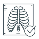 Positive X Ray Icon