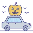 Pumpkin Transport Halloween Decoration Halloween Symbols Icon