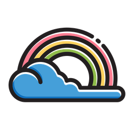 Download Free Rainbow Icon Of Colored Outline Style Available In Svg Png Eps Ai Icon Fonts