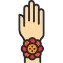 Rakhi On Hand Icon