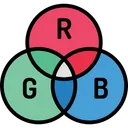 Rgb Color Wheel Color Selection Icon