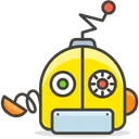 Robo Robot Machine Icon