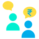 Rupees Conversation Conversation Rupees Icon