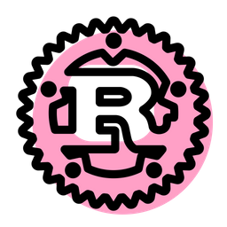 Rust Logo Icon - Download in Colored Outline Style