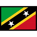 Saint Kitts And Nevis Flag Icon
