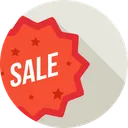 Sale Ribbon Label Icon
