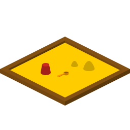 Sandbox Icon - Download in Flat Style