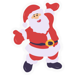 Download Santa Claus Icon Of Sticker Style Available In Svg Png Eps Ai Icon Fonts PSD Mockup Templates