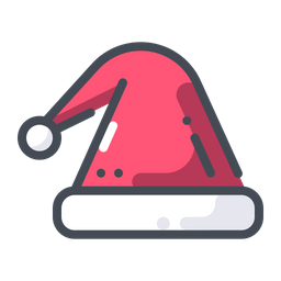 Download Santa Hat Icon Of Colored Outline Style Available In Svg Png Eps Ai Icon Fonts PSD Mockup Templates