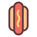 Sausage Hotdog Food Icon