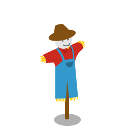 Scarecrow Icon Of Flat Style Available In Svg Png Eps Ai Icon Fonts